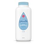 Johnson's Baby Powder with Naturally Derived Cornstarch Aloe & Vitamin E, Hypoallergenic, 4 oz