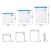 Sous Vide Bags Kit for Anova Cookers - 15 Reusable Food Vacuum Sealed Bags, 1Bag Sealing Clips Easy to Use, Practical for Long-time Sous Vide Cooking & Food Storage