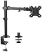 VIVO Full Motion Single VESA Computer Monitor Desk Mount Stand with Articulating Double Center Arm Joint | for up to 32 inch Screens (STAND-V101)