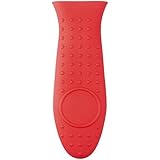 AmazonBasics Silicone Hot Handle Cover/Holder - Red