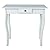 HomyDelight End Table, Console Table MDF White