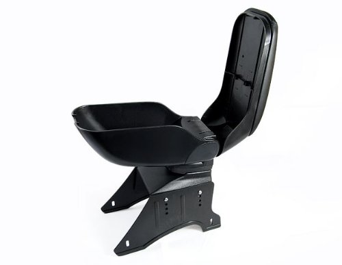 Brand New Black Leather Big Storage Armrest Box Front Center Console w/ Adjustable Bracket - Thumbnail 2