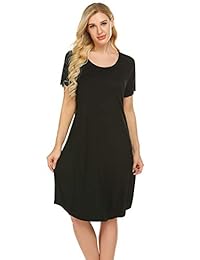 Ekouaer - Camisón de maternidad para lactancia materna, tallas S-XXL