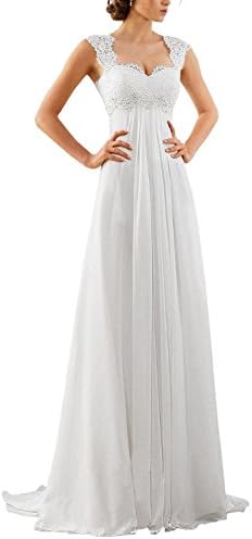 amazon women's sweetheart full lace beach wedding dress Lace Beach Sweetheart Neckline Mermaid Wedding Dresses for Women Bride with Train Long Bridal Ball Gown Ivory at Amazon Women's Clothing store