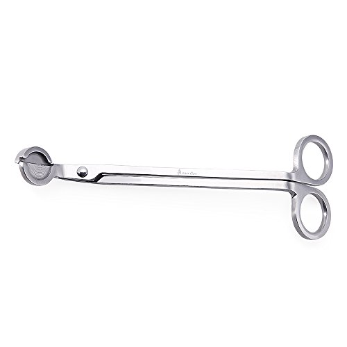EricX Light Candle Wick Trimmer, Polished Stainless Steel Wick Trimmer