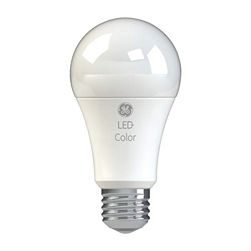 GE Lighting LED+ Color Changing Light Bulb, 2 Color Settings, No App or WiFi Required, Remote