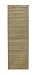 Ritz Accent Door Rug Runner with Non-Slip Latex Backing, 20-Inch by 60-Inch Kitchen & Bathroom Runner Rug, Beige