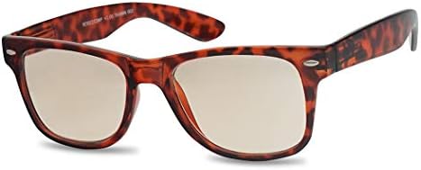 Classic Retro Anti Eyestrain Blue Light Blocking Reading Computer Eye Glasses Rx Strengths 1.00 Thru 3.00 (Tortoise Frame, 2.50)