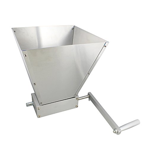 Grain Mill Grinder – 2 Stainless Steel Roller & Aluminum Manual Hand Crank for Barley & Wheat Malt Homebrew Beer Crusher - Thumbnail 6