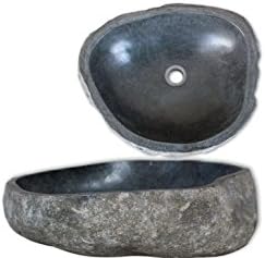 Bathroom Stone Basin Oval River Sink Wash Bowl Comfyleads