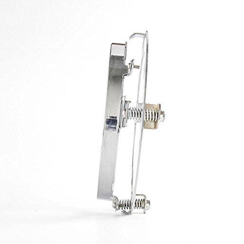 SKUNTUGUANG 7 Inch Black headlight Ring Mounting Bracket For Motorcycle Harley Davidson Road King ... (Chrome)