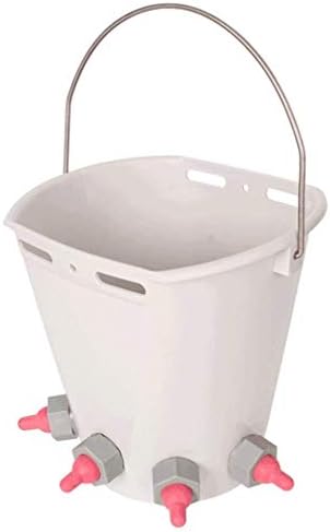 QIYINGYING Sheep Feeding Bucket Pp Polypropylene Material with Scale 8l Lamb Feeding Bucket Ranch Livestock Breeding Supplies