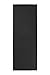 Ritz Accent Rug, 20-Inch by 60-Inch, Black