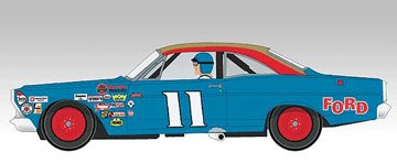 Revell-Monogram 1/32 Mario Andretti #11 1967 Ford Fairlane Slot Car