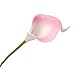 Calla Lily Bridal Wedding Bouquets with Latex Real Touch 10 Stems Artificial Flower Bouquets for Home/Wedding/Party Decor (Pink)