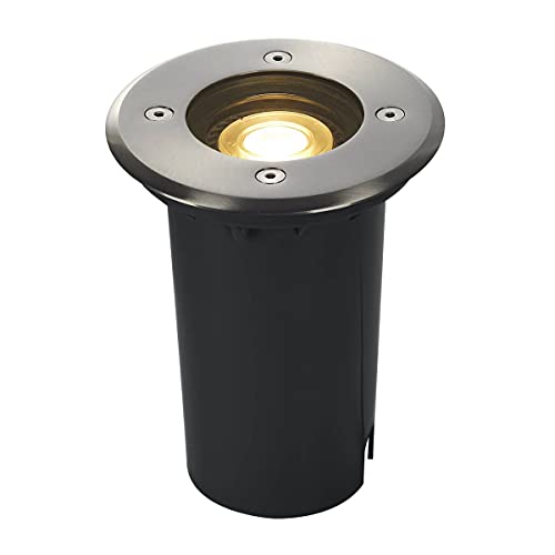 SLV SOLASTO 120, Outdoor Bodeneinbauleuchte, Edelstahl