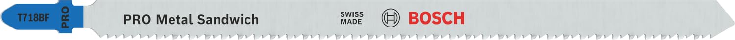 Bosch 3x Jigsaw Blade T 718 BF Metal-Sandwich (for Sandwhich Materials, Accessories Jigsaw)