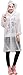 Bienvenu Women's Hooded EVA Raincoat Waterproof Transparent with Black Edge Short