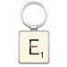 Wild & Wolf Scrabble Keyring - Letter E