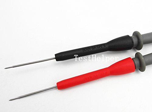 TestHelper TP620 Needle Length:50.5mm Piercing Needle Non-destructive test probe Use for Multimeter Test Leads Meter Test Lead