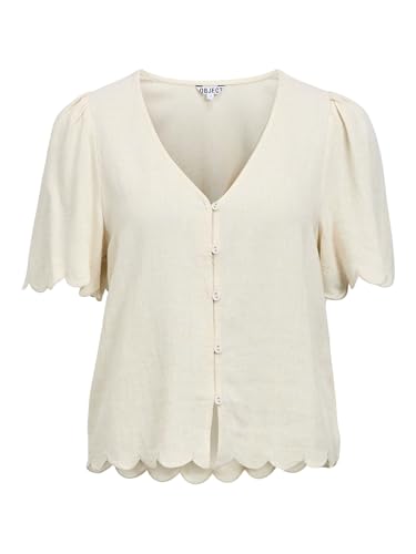 Object Blouse V-Neck Sandshell, 42