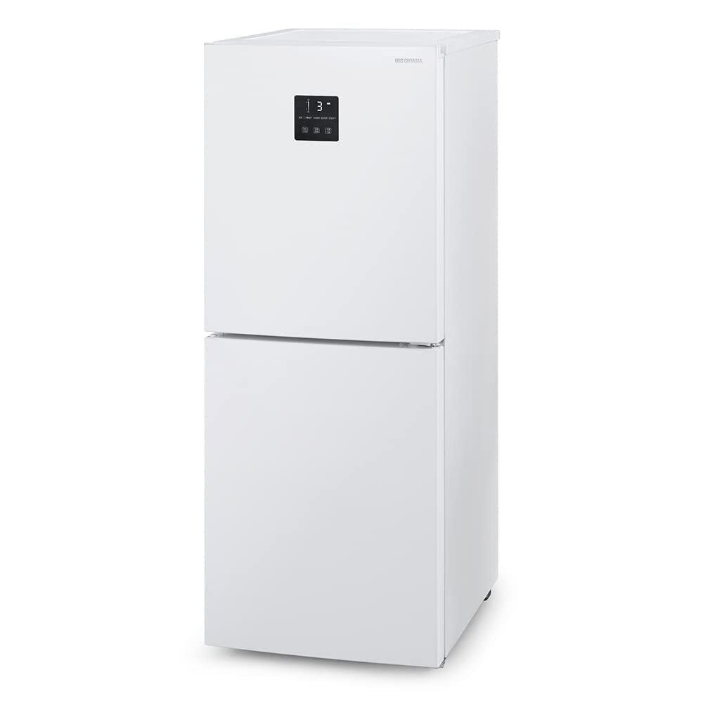 ＼外からパネルで温度調節/アイリスオーヤマ 冷蔵庫 153L 一人暮らし 静音 温度操作 右開き 新生活 ホワイト IRSN-15B-W商品画像