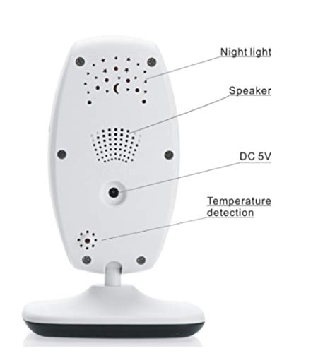 UNOKS 7 Inch Hd Baby Monitor Infrared Night Vision, Temperature Monitoring, Two-Way Voice Monitor Babymonitor