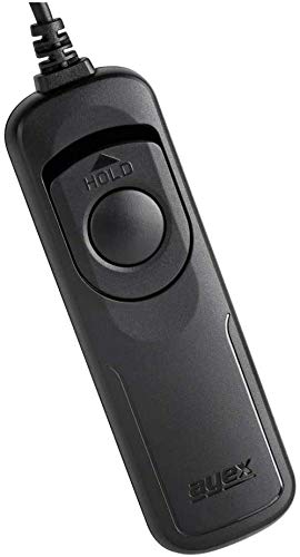 ayex Cable Remote Shutter Release AX-10, Compatible with Canon (E3) such as EOS R R6 RP 80D 1300D 1200D 1100D 760D 750D 650D 600D Continuous Shooting and Bulb, easy to handle, works without batteries