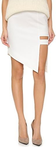 Michelle Mason Women's Cage Skirt, Ivory, 4