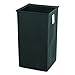 Safco Trash Can Liner for 36 Gallon Garbage Cans, Plastic Insert Easy to Remove and Clean, Black