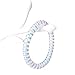 20pcs Spiral Hair Ties No Crease Coil Hair Ties Thin Colorful Hair Ties Waterproof Elastic Coil Hair Ties for Women Girls