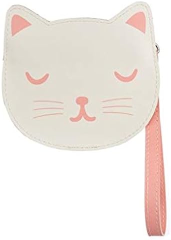 cat face coin purse