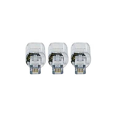 image for Telephone Cord Detangler 3 Pack - 360 Degree Rotating - Clear - Phone 