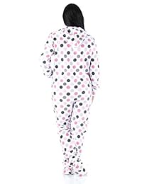 SleepytimePjs pijama con capucha de forro polar para mujer
