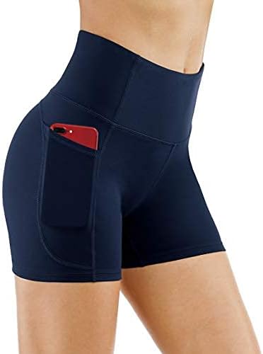 HALAMODO High Waist Yoga Shorts for 