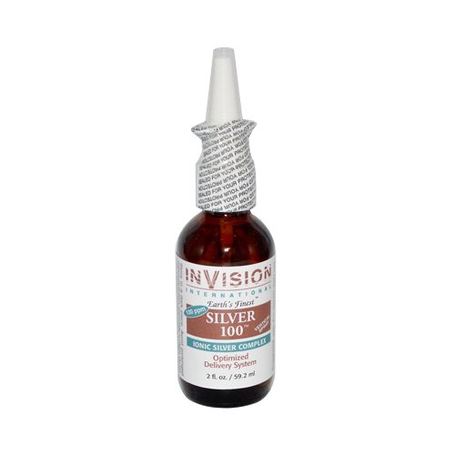 Invision International Silver 100 Ionic Silver Complex Vertical Spray, 2 Fluid Ounce Invision International Silver 100 Ionic Silver Complex Vertical Spray, 2 Fluid Ounce