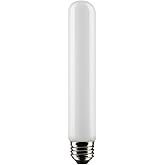 Satco 8-Watt LED E26 Light Bulb, 3000K, 15000 Hour Rating, Dimmable