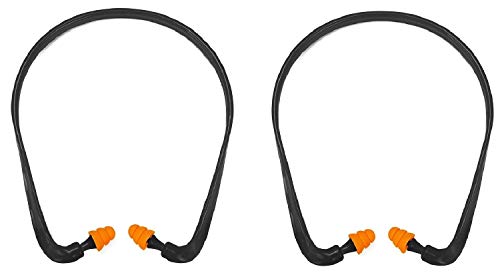 2Pcs Pairs Soft Banded Silicone Reusable Washable Ear Plugs for Sleeping Swimming Noise Hearing Protection Earplugs Music Concerts Construction Shooting Hunting Motor Sports