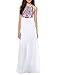 VintageRose Women's Summer Chiffon Sleeveless Bohemian Maxi Dress
