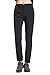 Aufgevals Women's Outdoor Camping & Hiking Waterproof Fleece Snow Ski Pants(S,Black)