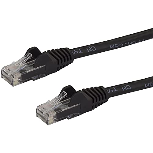 StarTech.com 25ft CAT6 Ethernet Cable - Black CAT 6