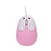 BestFire BC71794 Personalized Rabbit Unique Design Portable USB 1200 DPI Wired Small Optical Mouse for Computer Desktop Laptop Tablet Designed Specifically for Women Girls (Pink)