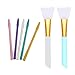 Silicone Stir Stick Kit Including 5PCS Silicone Stir Sticks, 2PCS Silicone Epoxy Brushes for Mixing Resin, Paint, Epoxy, Making Glitter Tumblers, DIY Crafts