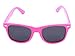 Vintage Wayfarer Style Sunglasses - Dark Lenses Pink Pastel