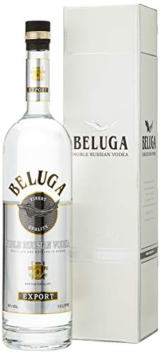 Beluga Export Noble Russian Wodka mit Geschenkverpackung (1 x 1.5 l)