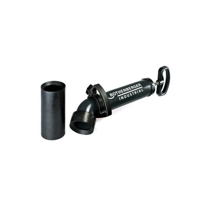 ROTHENBERGER Industrial RoPump Power Vacuum and Pressure Hose Cleaner Included 2 Adapters, Siphons and Drains in Kitchen, Bathroom, Toilet, 1500002695