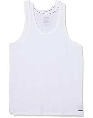 Calvin Klein ID 2-Pack Men's Tank Top Vests, Black