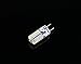 Lamsky G6.35 GY6.35 Bi-Pin Base LED Bulb 12V/24V 2.5 Watt Warm White 3000K Non-dimmable 30W Equivalent(4-Pack)