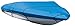 Leader Accessories Silver Polyester Waterproof Mooring V-hull Runabout Boat Cover Trailerable Inboard Outboard Tri-hull Boat Cover Fits Fish,ski,pro-style Bass Boats