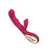 G Spot Rabbit Vibrator Clitoris Stimulation, EVERFUN Waterproof Dildo Vibrator Clit Stimulator with 10 Vibration Modes Quiet Dual Motor for Women Rechargeable ( Pink)